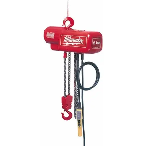 Milwaukee 2-Ton Electric Chain Hoist With 15 Ft Lift (9572) 1