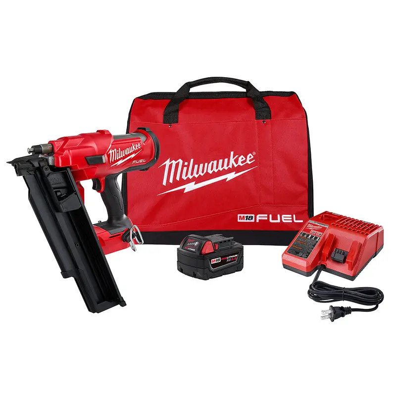 Milwaukee 2744-21 M18 Fuel 21° Framing Nailer With 5.0 Ah Battery And Charger 1