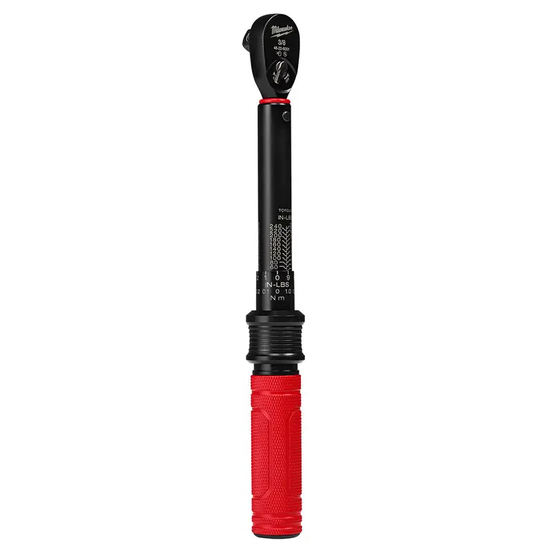 Milwaukee 3/8" Drive Click Torque Wrench (48-22-9201) — 50–250 In-Lbs Range 1