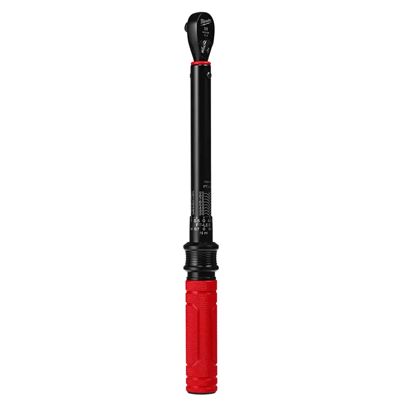 Milwaukee 3/8" Drive Click Torque Wrench (48-22-9202) — 20–100 Ft-Lbs Range 1