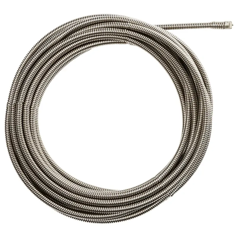 Milwaukee 3/8" X 35' Rustguard Inner Core Coupling Cable – Durable Drain Cleaning 1