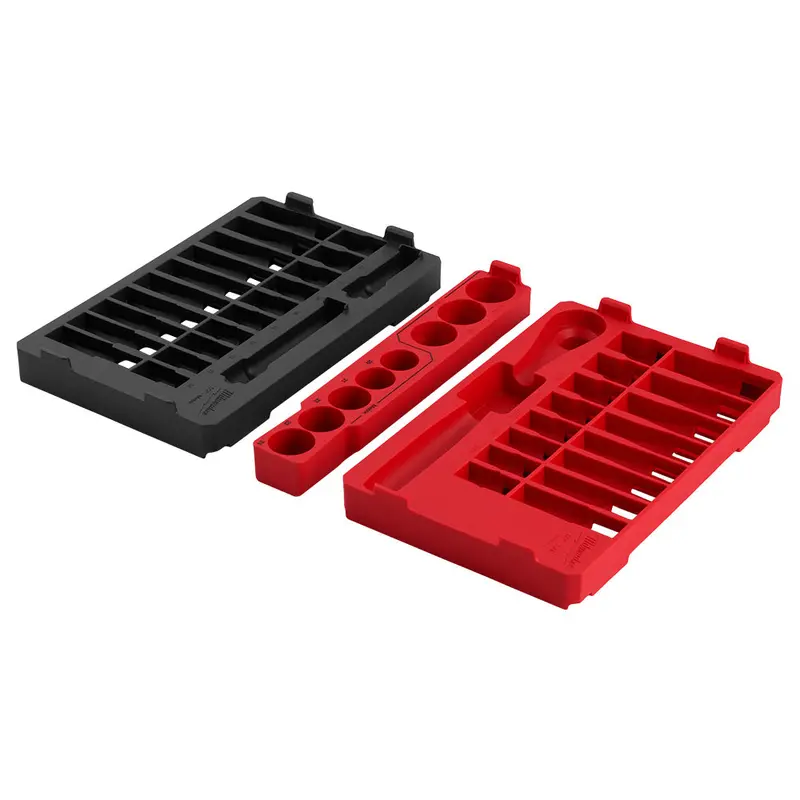Milwaukee 47-Piece 1/2" Drive Sae/Metric Ratchet And Socket Set In Packout Trays 1