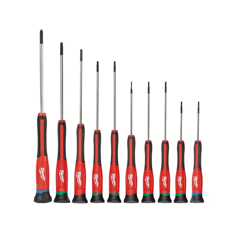 Milwaukee 48-22-2612 Precision Chrome-Plated Screwdriver Set – 10-Piece 1