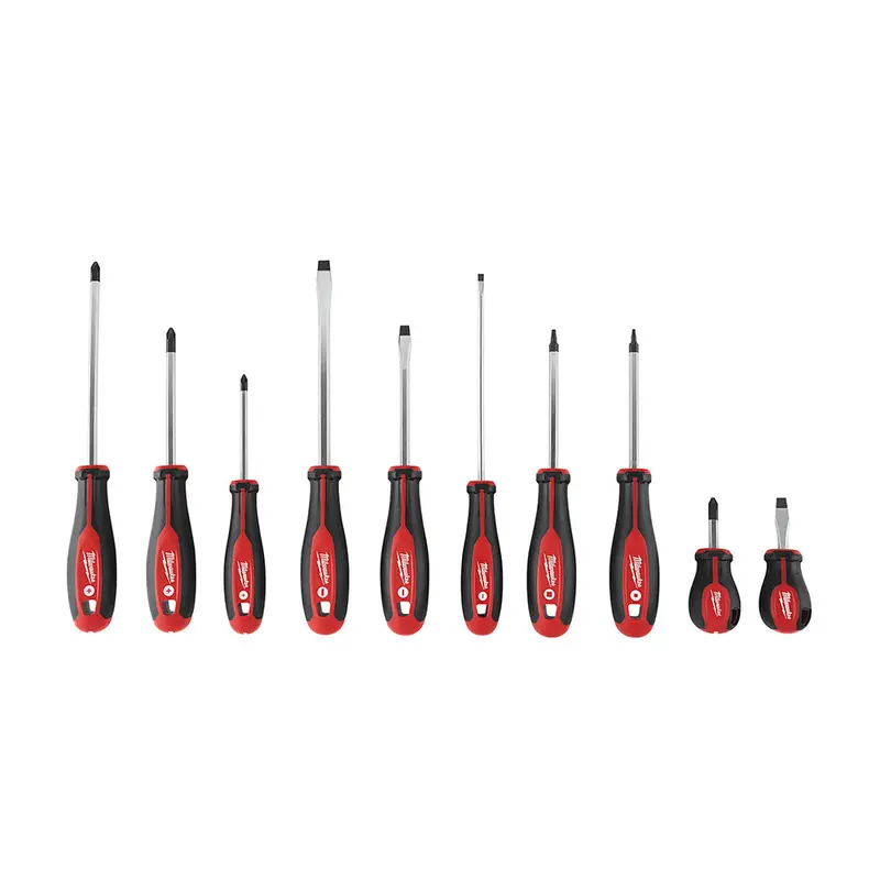 Milwaukee 48-22-2710 Professional 10-Piece Screwdriver Set With Magnetic Tips 1