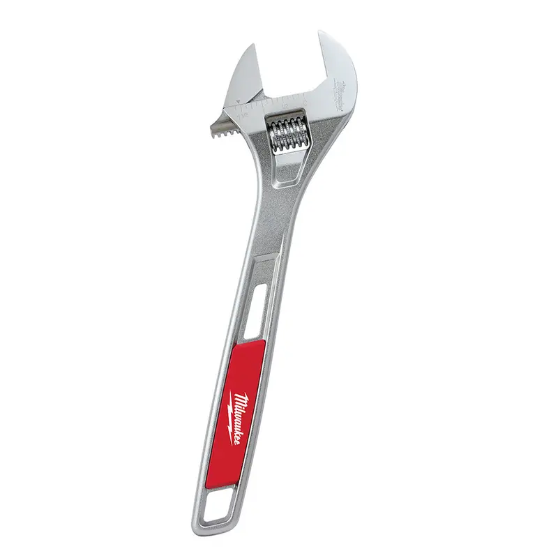 Milwaukee 48-22-7412 12-Inch Parallel Jaw Adjustable Wrench – Comfort-Grip Steel Wrench 1