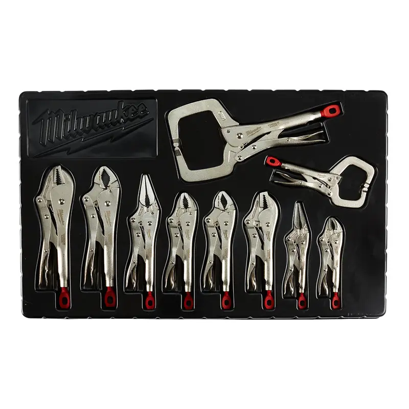 Milwaukee 48-33-3690 Torquelock Pliers Set – 10-Piece With Ergonomic Grips 1