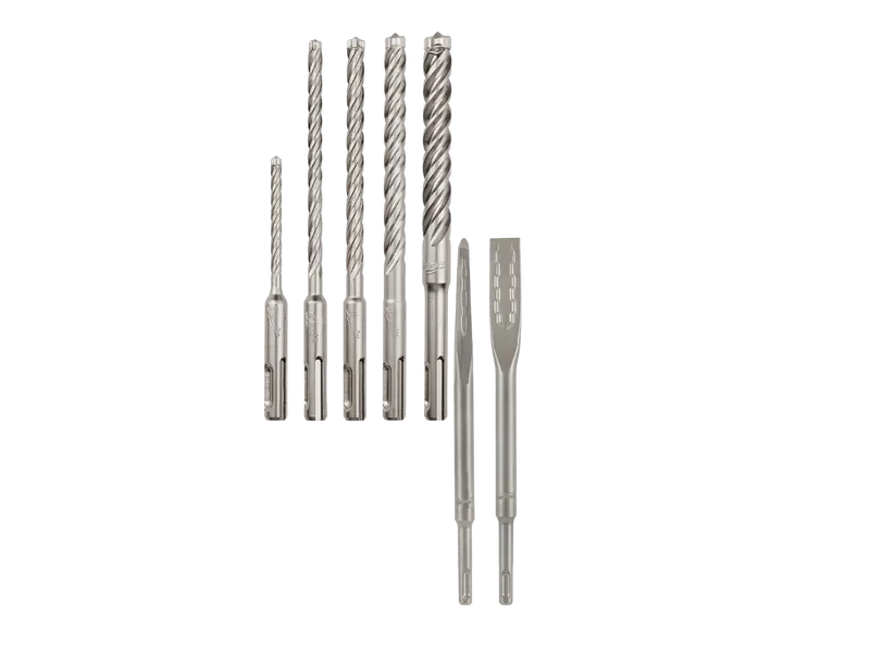 Milwaukee 48-59-1806Bt5 Sds-Plus Mx4 Bit Set With Chisel Bundle (5-Piece) 1
