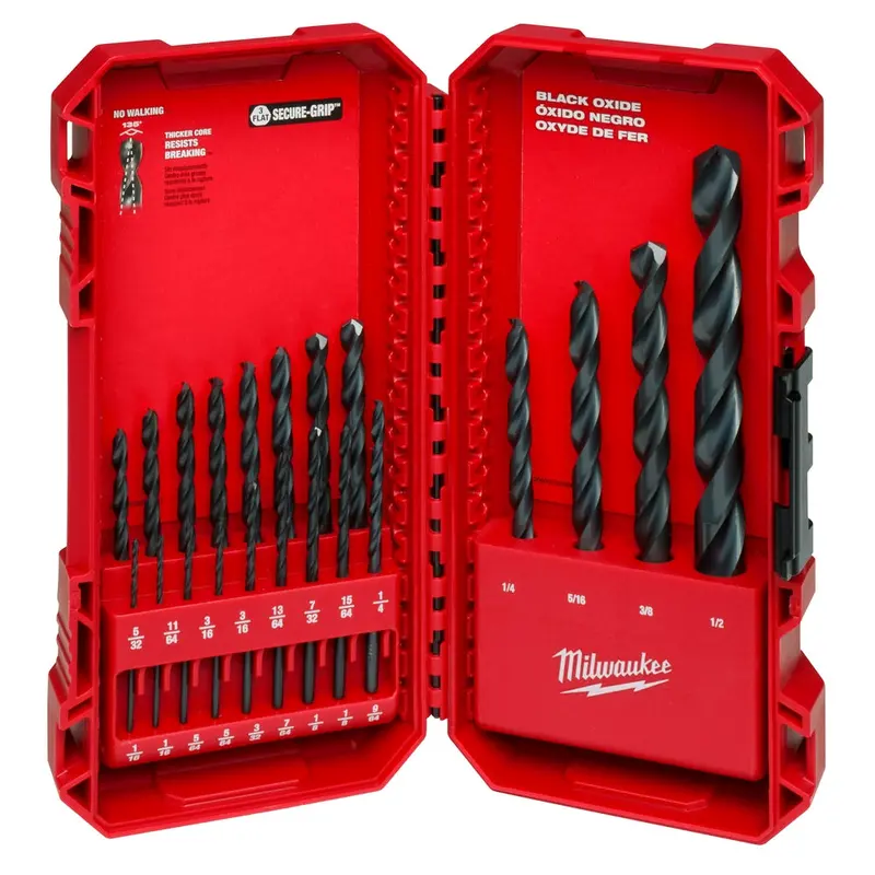 Milwaukee 48-89-2801 Thunderbolt Black Oxide Drill Bit Set (21-Piece) 1