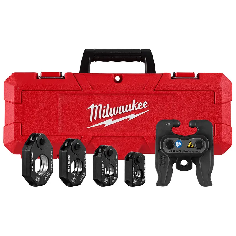 Milwaukee 49-16-2490X 1/2"–1-1/4" Cts-V Pivoting Press Ring Kit For M12 Force Logic 1