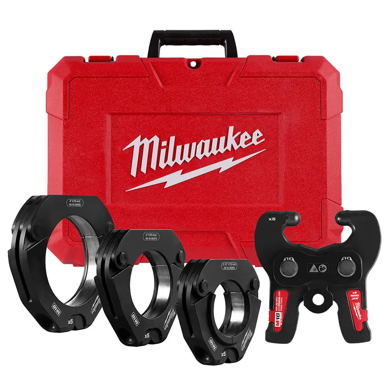 Milwaukee 49-16-2690X 2-1/2"–4" Cts-V Pivoting Press Ring Kit For M18 Force Logic 1