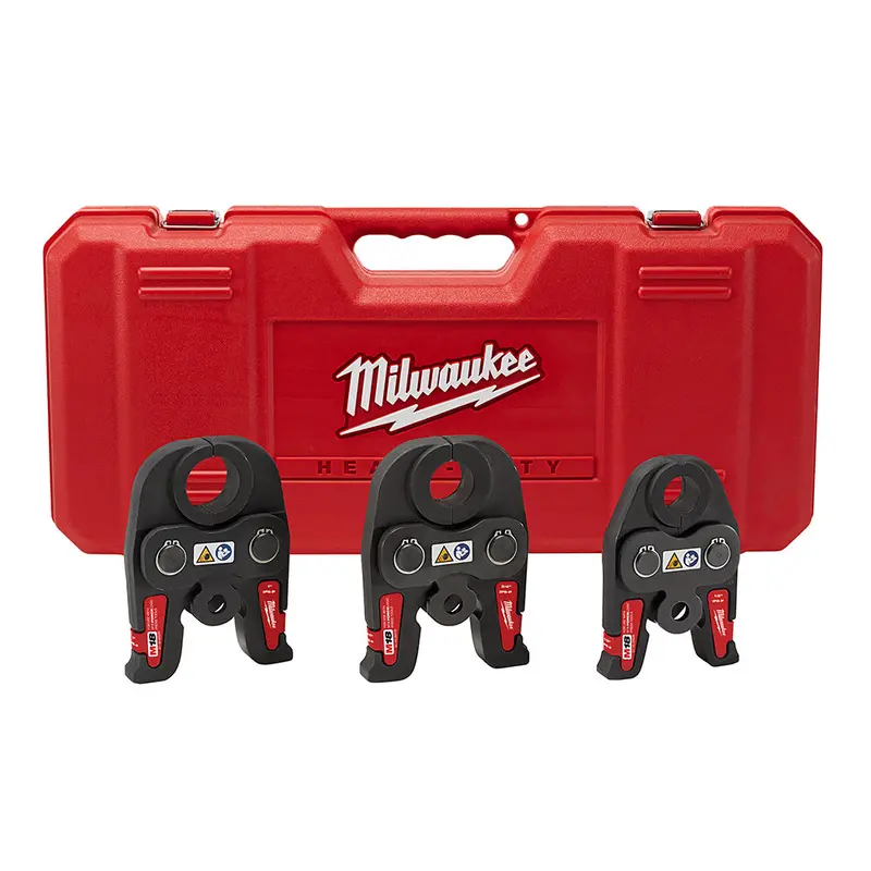 Milwaukee 49-16-2696 Black Iron Press Jaw Kit – 1/2" To 1" Pipe Compression Fitting Tool 1