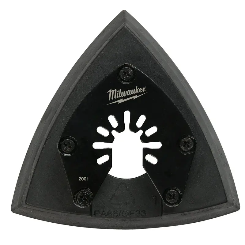 Milwaukee 49-25-2001 Universal 3-1/2" Open-Lok Triangle Sanding Pad (Single-Pack) 1