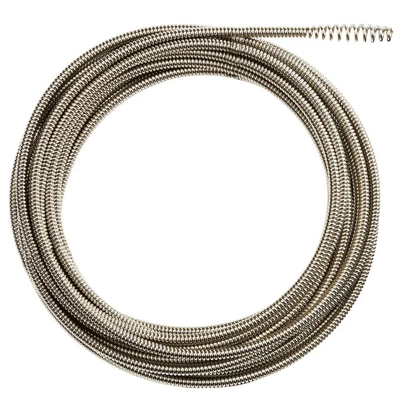 Milwaukee 5/16" X 50' Rustguard Bulb Head Inner Core Cable – Enhanced Clog Removal 1