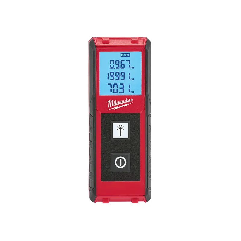 Milwaukee 65-Foot Laser Distance Meter With Impact-Resistant Housing (Model 48-22-9801) 1