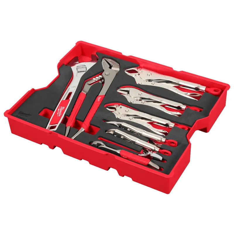 Milwaukee 9-Piece Pliers And Wrench Combo Set Featuring Packout Drawer Storage 1