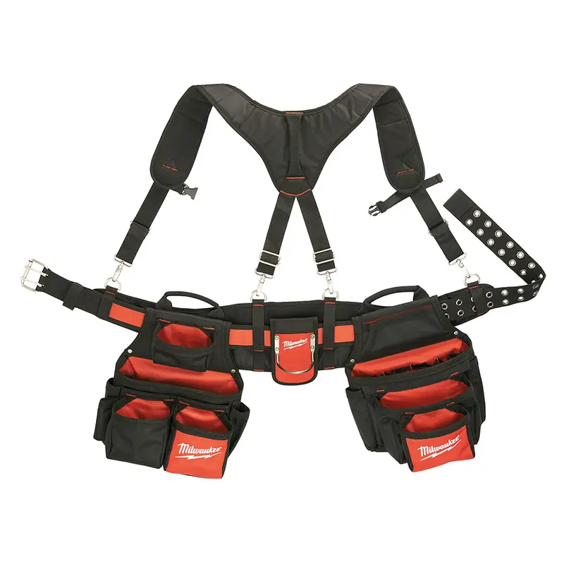 Milwaukee Adjustable 30–53-Inch 24-Pocket Suspension Rig Work Belt 1