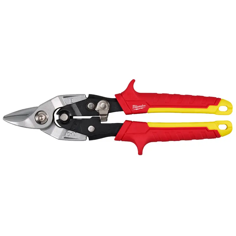 Milwaukee Bulldog-Style Aviation Snips – Ergonomic Color-Coded Design 1