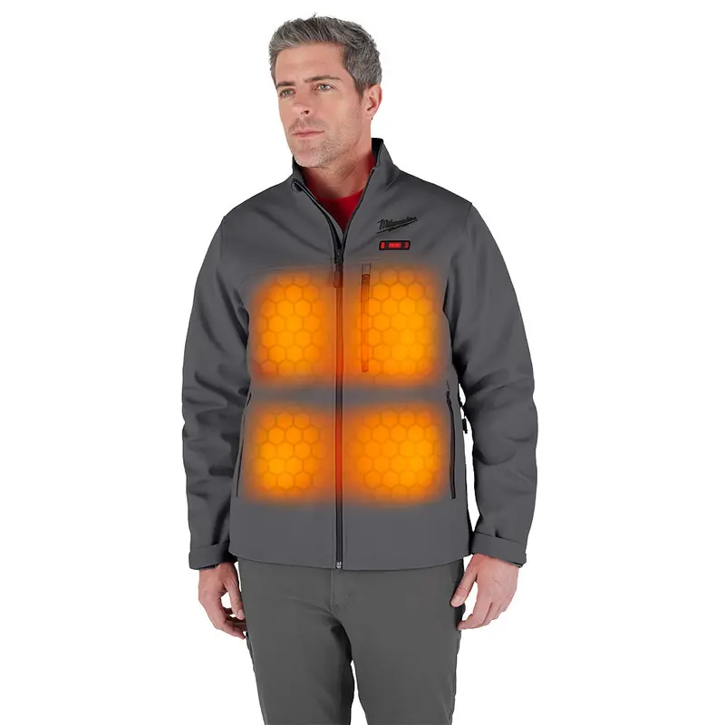 Milwaukee M100G-21M M12 Heated Toughshell Jacket – Medium (Gray) 1