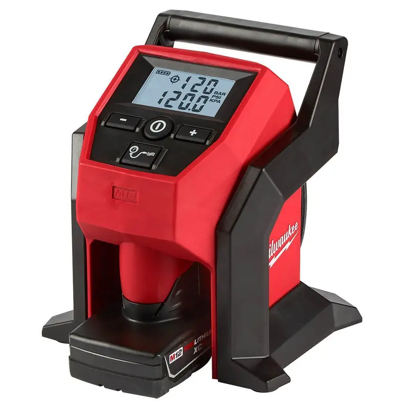 Milwaukee M12 12V 4.0Ah Cordless Compact Tire Inflator Kit 1