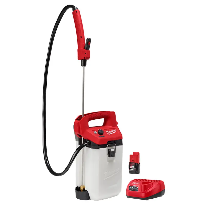 Milwaukee M12 12V Cordless 2-Gallon Handheld Sprayer Kit 1