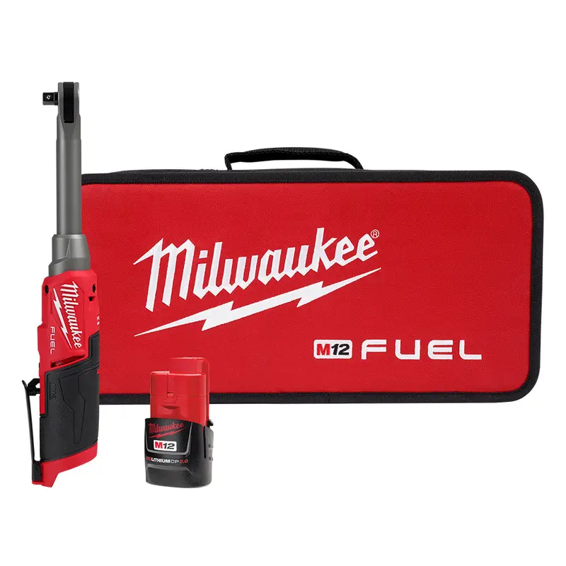 Milwaukee M12 Fuel 12V 3/8" Extended-Reach High-Speed Ratchet Kit 1