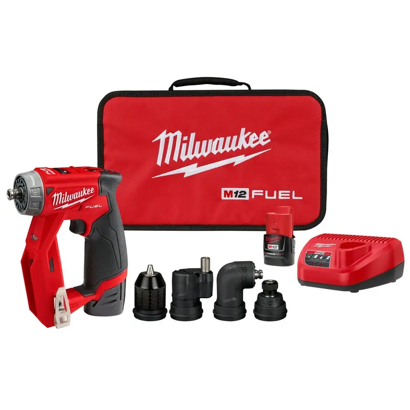 Milwaukee M12 Fuel 12V 4-In-1 Installation Drill/Driver Kit 1
