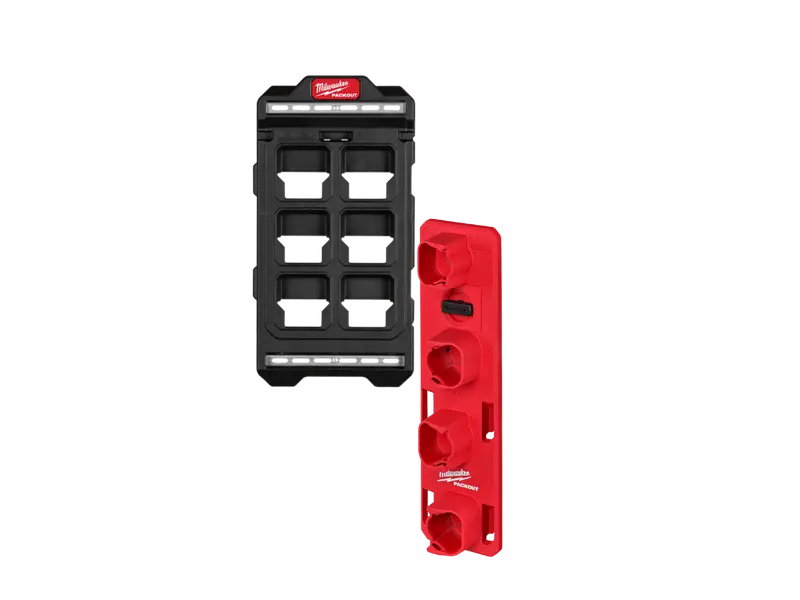 Milwaukee M12 Packout Compact Wall Plate With Integrated Battery Storage 1