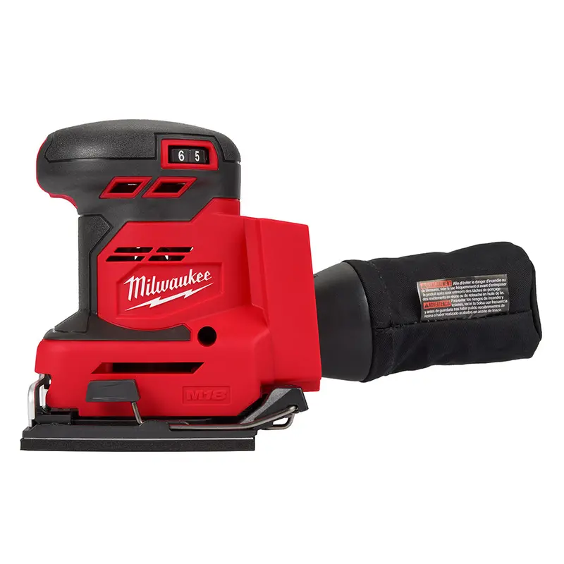 Milwaukee M18 Cordless Orbital Sheet Sander — 18V, 1/4" Random Orbit, Bare Tool (Model 2649-80) 1