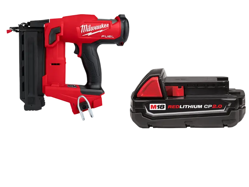 Milwaukee M18 Fuel 18-Gauge Brad Nailer Bundle With 2Ah Battery (2746-20X2) 1