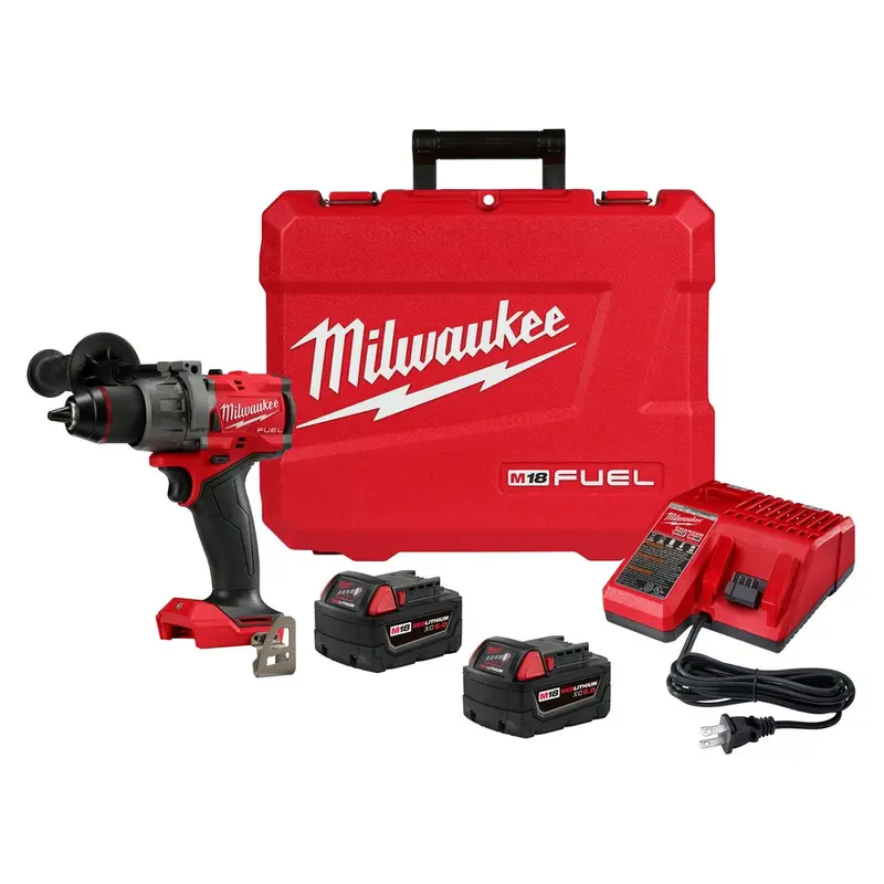 Milwaukee M18 Fuel 18V 1/2" Cordless Drill Driver Kit – Complete Package 1