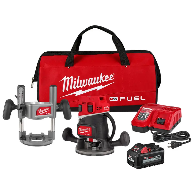 Milwaukee M18 Fuel 18V Cordless 1/2" Plunge Router Kit 1