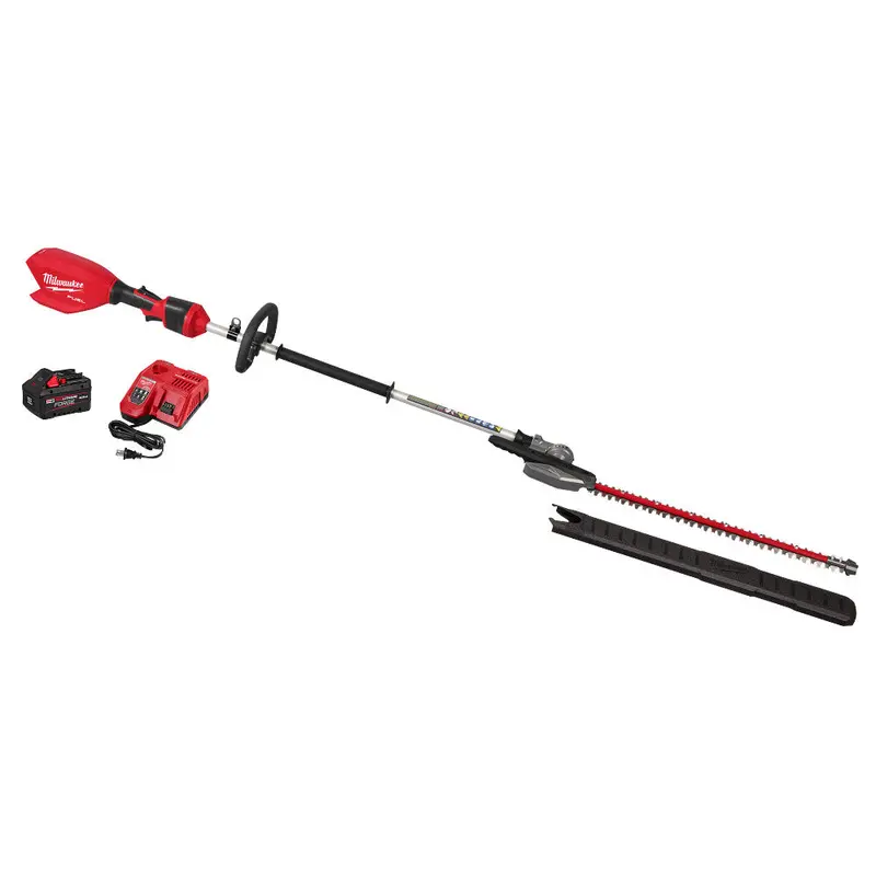 Milwaukee M18 Fuel 18V Pole-Mounted Articulating Hedge Trimmer Kit 1