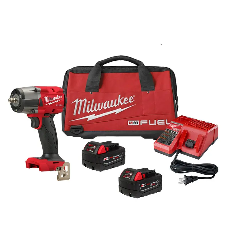 Milwaukee M18 Fuel 3/8" Mid-Torque Impact Wrench With Friction Ring Kit (18V) 1