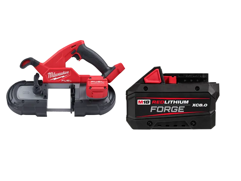 Milwaukee M18 Fuel Compact Band Saw – 18V Cordless W/ 8Ah Forge Battery 1