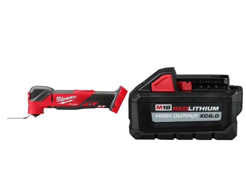 Milwaukee M18 Fuel Multi-Tool 2836-20X6 — Cordless Oscillating Tool With Extra 6Ah Battery 1