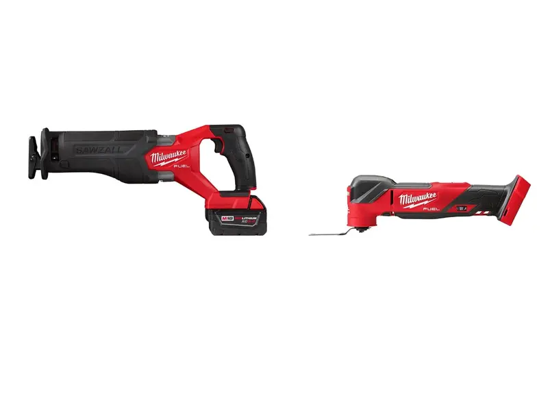 Milwaukee M18 Fuel Sawzall & Oscillating Multi-Tool Combo Kit – Versatile Cutting Bundle (Model 2821-21Mt) 1