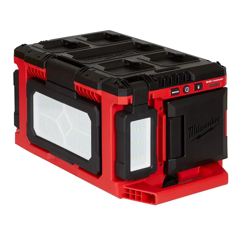 Milwaukee M18 Packout Light & Charger – 3000-Lumen Led Work Light With Usb/Usb-C Charging (2357-80 Recon) 1