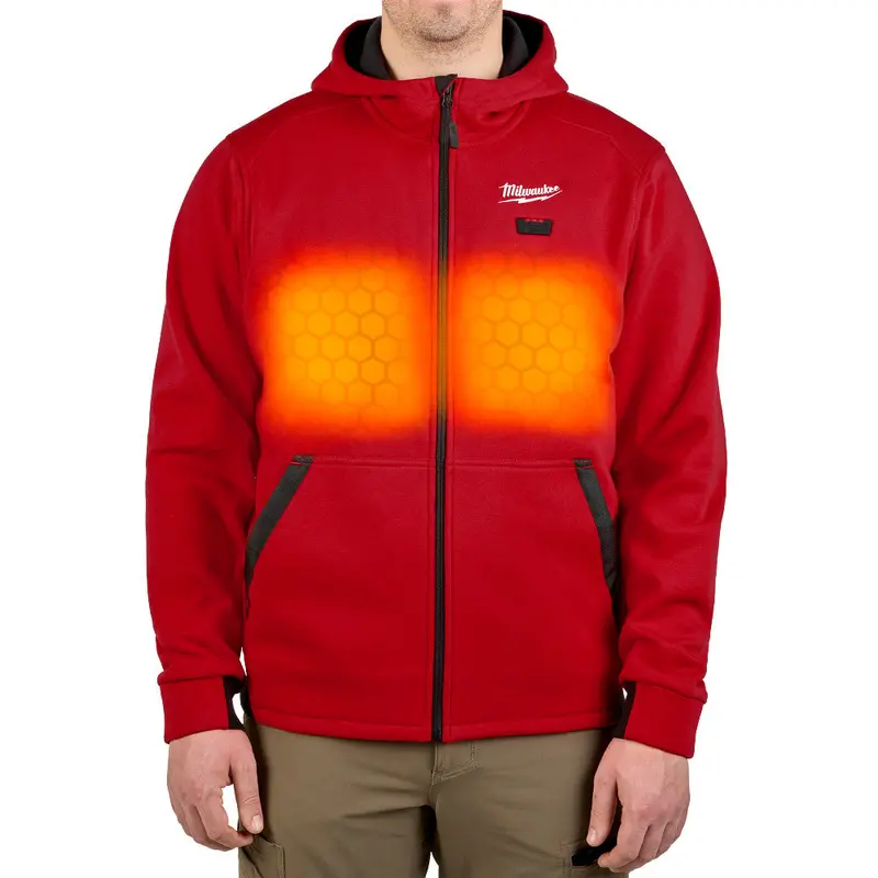 Milwaukee M200R-20Xl M12 12V Heated Hoodie — Red Xl Size, Premium Comfort Fit 1