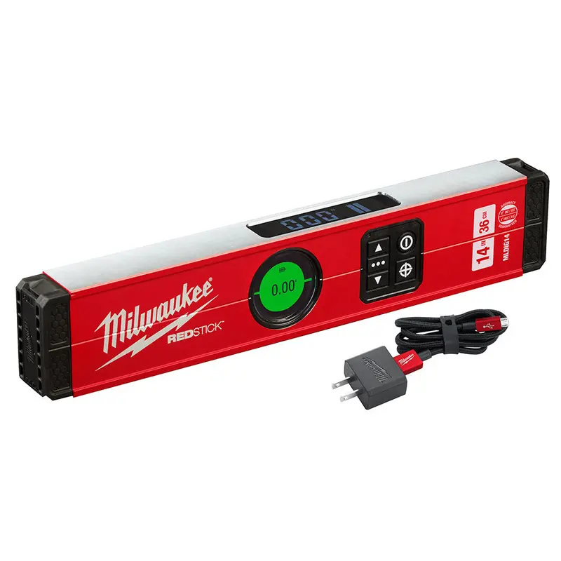 Milwaukee Mldig14 14-Inch Redstick Digital Level – Pin-Point Precision Measurement 1
