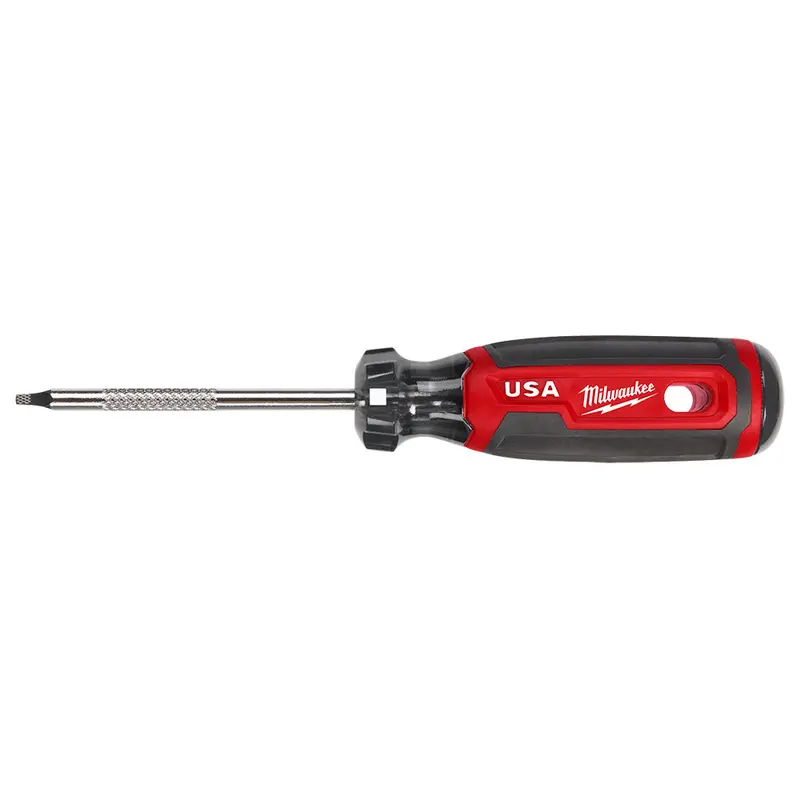 Milwaukee Mt217 #1 Square-Tip Cushion-Grip Screwdriver – 3" (Made In Usa) 1
