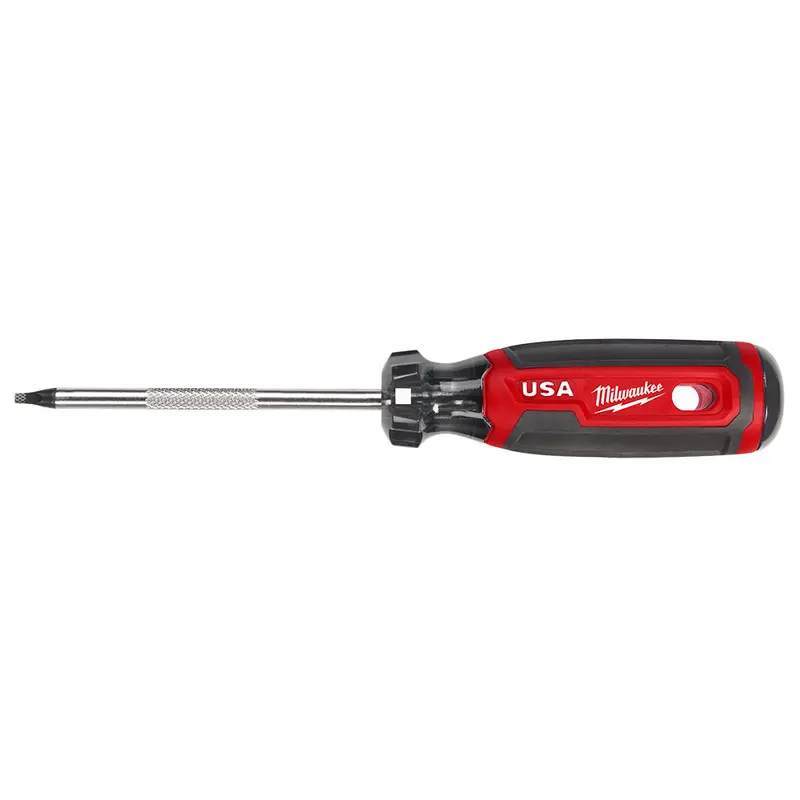 Milwaukee Mt218 #2 Square-Tip Cushion-Grip Screwdriver – 4" (Made In Usa) 1