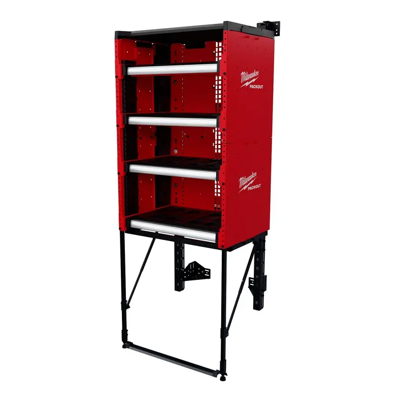 Milwaukee Packout Rack Kit – Modular Vertical Storage Expansion For Tool Organization (48-21-8070) 1
