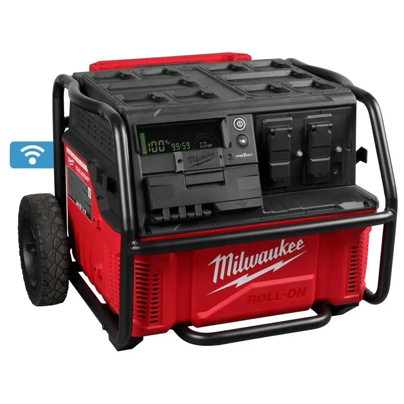 Milwaukee Roll-On 7200W Portable Power Station, 2.5Kwh Capacity 1