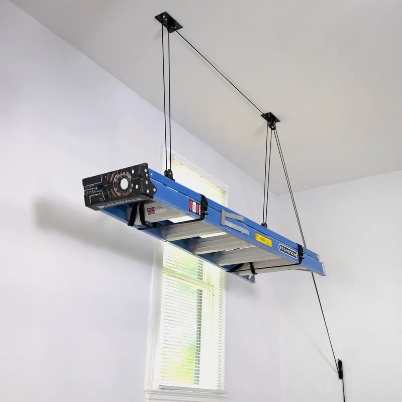Motorized Ladder Hoist System – 14' Lift Height, 150 Lb Capacity 1