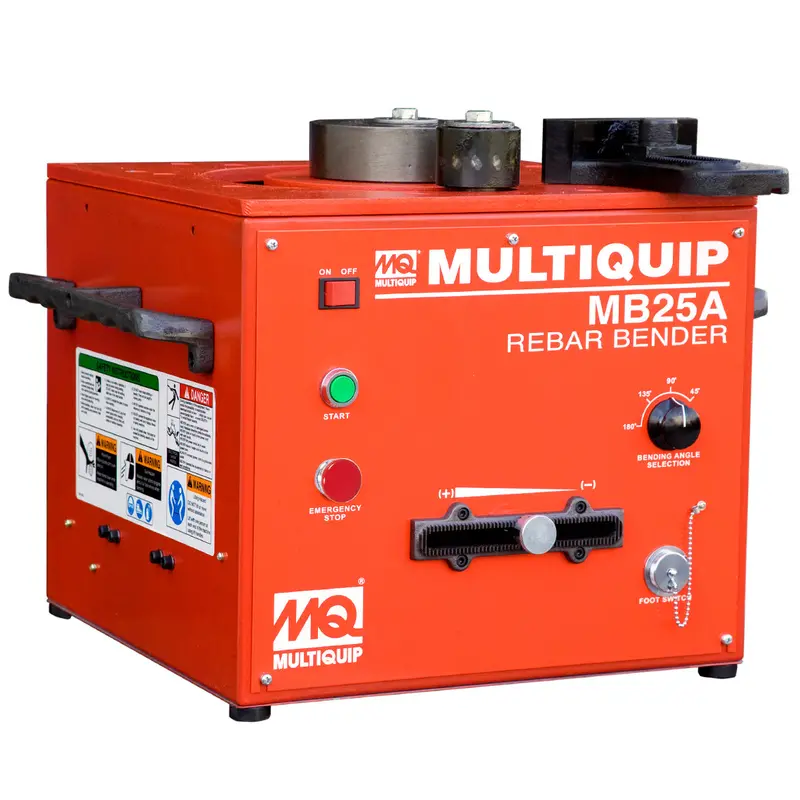 Multiquip Mb25A Portable Rebar Bender – 115V Single-Phase Electric Motor 1