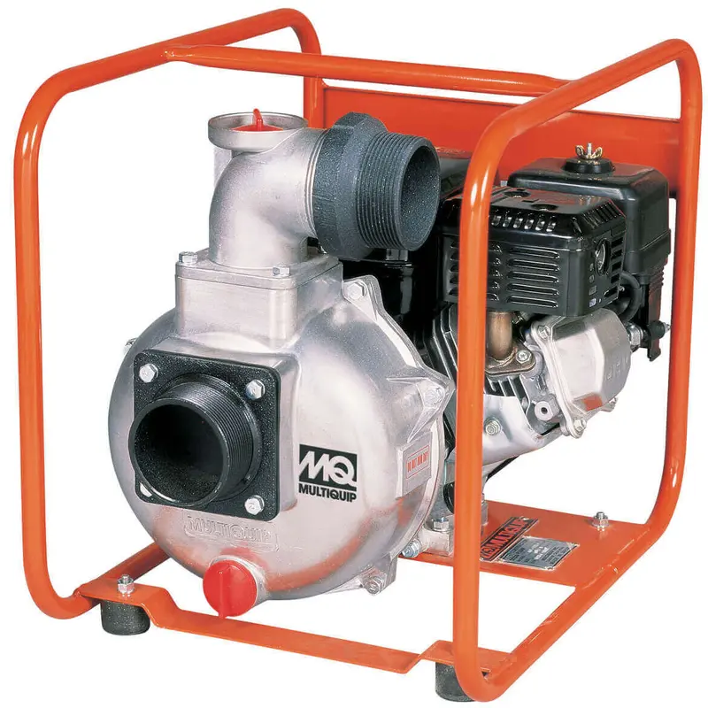 Multiquip Qp303H Heavy-Duty 3-Inch Centrifugal Pump — 4.8 Hp, 245 Gpm, 105-Foot Max Head 1