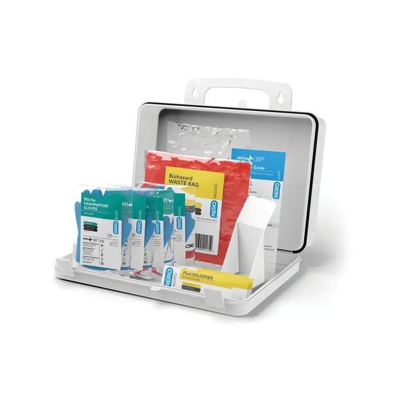 Osha-Compliant Bloodborne Pathogen Spill Cleanup Kit – Biohazard Ready 1