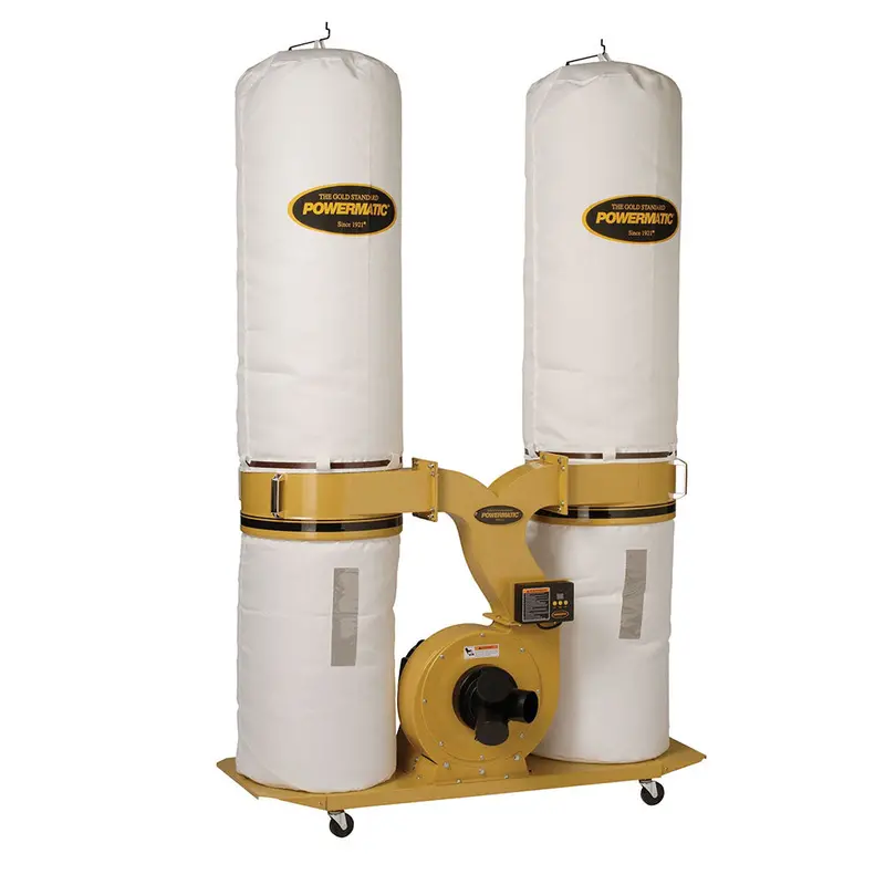 Powermatic Pm1900Tx-Bk1 3Hp 230V Single-Phase Dust Collector With Bag Filter 1