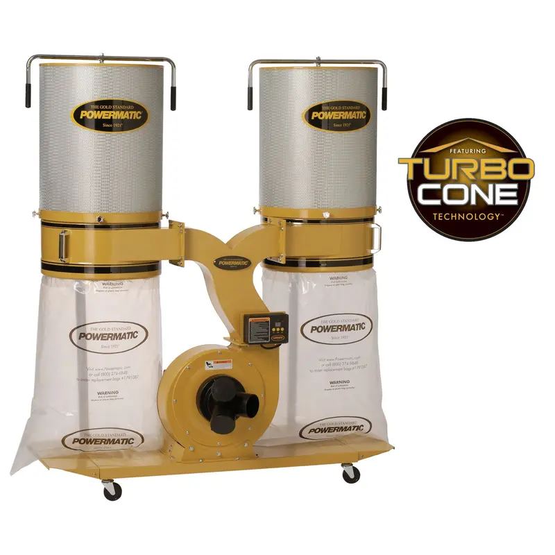 Powermatic Pm1900Tx-Ck3 3Hp 230V Single-Phase Dust Collector With Canister Filter 1