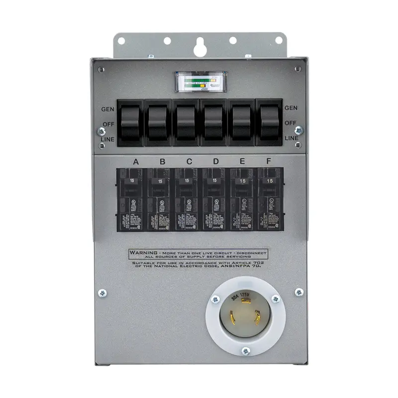 Reliance 306A1 Protran 2 Indoor 30A 125V Portable Generator Transfer Switch 1